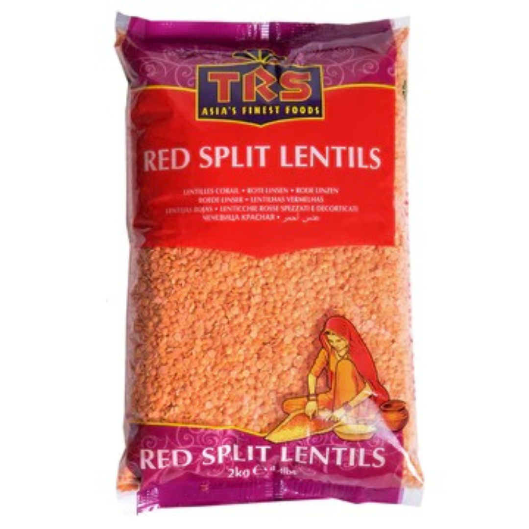 TRS Red Split Lentils Masoor Dal 2kg