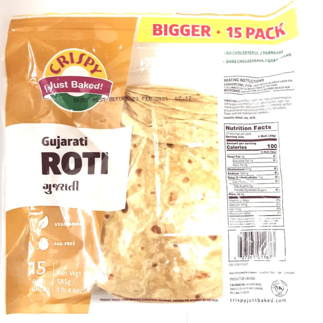 Crispy Roti Gujarati 15pcs PM